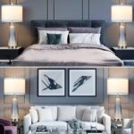 Coastal Glass Table Lamps for Living Room, 26" Table Lamps with USB A+C Ports & ... - Image 8