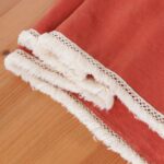 100% Pure Linen Tablecloth with Tassel, Boho Farmhouse Decor Natural Table Cloth... - Image 7