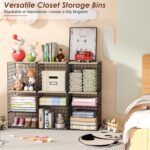 2 Pack Closet Organizer System, Extra Tall & Large Capacity Closet Shelves with ... - Image 7