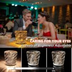 Crystal Diamond Table Lamp USB Charging Touch Lamp K9 Crystal Table Lamp with 3 ... - Image 4