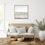 Amanti Art Framed Canvas Wall Art 30x30 Vastness I (Landscape) by Eva Watts, Fra... - Image 7