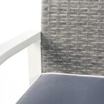 JONATHAN Y LVG1101A-3SET Selby 3-Piece Modern Coastal Faux Wicker Conversation O... - Image 7