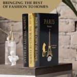 SIMPLIFY ASTHETIC - Decorative Books Set of 3 with Golden Garland Bead - Decorat... - Image 5