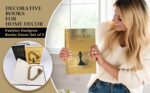 SIMPLIFY ASTHETIC - Decorative Books Set of 3 with Golden Garland Bead - Decorat... - Image 8