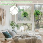 Koalaime Hanging Planters for Indoor Plants, 2 Set Self Watering Hanging Flower ... - Image 7