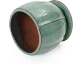 LuxenHome 11.5" Dia Jade Green Round Ceramic Planter Pot, Modern Glazed Large Pl... - Image 7
