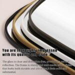 AOAOPQ Irregular Wall Small Gold Framed Mirror for Bathroom Accent Wall Modern R... - Image 6