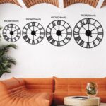 20inch/50cm Large Wall Clocks for Living Room Decor,Modern,Battery Operated,Sile... - Image 3