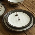 Stone Lain Lucy Porcelain 16-Piece Round Dinnerware Set, Beige - Image 5