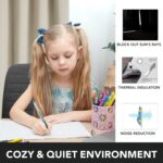 Deconovo Blackout Curtains for Bedroom Grommet Solid Thermal Insulated Curtain H... - Image 5