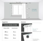 Deconovo Blackout Curtains for Bedroom Grommet Solid Thermal Insulated Curtain H... - Image 8