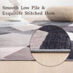 HOMFINE Washable Area Rug - Geometry Style Modern Rugs for Living Room, Bedroom,... - Image 6