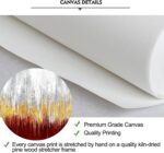 iKNOW FOTO Modern Abstract Canvas Wall Art Dark Red Grey and Gold Painting Print... - Image 7