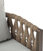 Christopher Knight Home Lena Patio Club Chairs Set of 2, Metal Accent Chairs, Ro... - Image 9