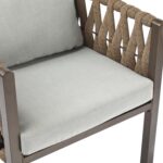 Christopher Knight Home Lena Patio Club Chairs Set of 2, Metal Accent Chairs, Ro... - Image 11