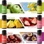Fruit Fragrance Oils, Aromtopia 6x10ml Fruity Essential Oils for Diffusers for H... - Image 3