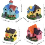 4pcs Resin Micro Landscape Figurines Accessories Dollhouse Decoration Bonsai Cra... - Image 3