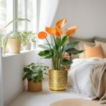 Ceramic Flower Pot for Indoor Plants - 10 Inch Plant Pot with Drainage Hole and ... - Image 3