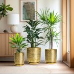 Ceramic Flower Pot for Indoor Plants - 10 Inch Plant Pot with Drainage Hole and ... - Image 8