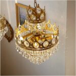 Modern Luxury LED Chandelier French Vintage Crystal Pendant Lamps for Living Din... - Image 6