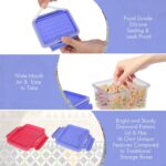 HOMER 8-Piece Moroccan Style Airtight Food Storage Containers - Versatile Kitche... - Image 4