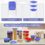 HOMER 8-Piece Moroccan Style Airtight Food Storage Containers - Versatile Kitche... - Image 5