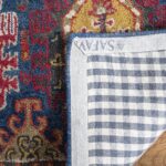 SAFAVIEH Heritage Collection Runner Rug - 2'3" x 6', Navy & Red, Handmade Tradit... - Image 5