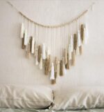 Decocove Large Macrame Wall Hanging with Wood Beads - Bohemian Wall Decor for Be... - Image 3