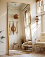Antok Full Length Mirror, 71"x32" Floor Mirror with Stand, Hanging Mounted Mirro... - Image 3
