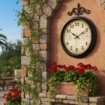 16 Inch Large Outdoor Clock with Thermometer and Hygrometer Combo, Waterproof In... - Image 5