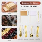 Patelai Charcuterie Board Accessories Cheese Spreader Knife Set Charcuterie Uten... - Image 3
