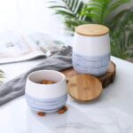Kitchen Canisters Ceramic Food Storage Jar Containers with Airtight Seal Lid for... - Image 3