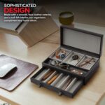 Stock Your Home Mens Valet Tray, Men's Jewelry Box, Night Stand Organizers and S... - Image 6