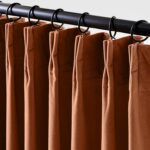 Lazzzy Brown Blackout Velvet Curtains 84 Inch Length Pinch Pleated Thermal Insul... - Image 3