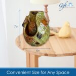 Gift Essentials Hummingbird Tabletop Ceramic Water Fountain - Relaxing, Bubbling... - Image 5