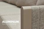 PURPLE LEAF Patio Furniture Set 8 Pieces Patio Seating Sofas Aluminum Furniture ... - Image 7