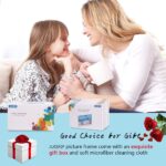 Premium Acrylic Photo Frame 4x6-5 Pack Gift Box Package, Clear Free Standing Des... - Image 6