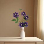 Small Vase White Ceramic Jute Rope Simple Vases for Home Decor Minimalist Modern... - Image 3
