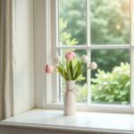 Small Vase White Ceramic Jute Rope Simple Vases for Home Decor Minimalist Modern... - Image 6