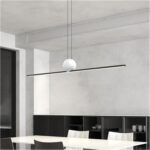 Minimalist Copper Light, Luxury Long Strip Lamp for Restaurant, Nordic Modern De... - Image 4