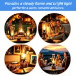 Oil Lamp Chimney Replacement – Clear Wave Glass Hurricane Shade for Kerosene Lam... - Image 8