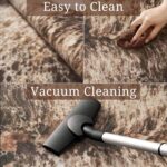 Brown Faux Cowhide Rug 6.2x7.6ft Washable Cowhide Rug No-Slip Animal Print Weste... - Image 4