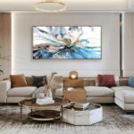 DZL Art WKA74975 Large Abstract Wood Framed Canvas Wall Art For Living Room Deco... - Image 10