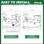 Waterfall Pool Fountain, LONGRUN Stainless Steel Waterfall Spillway for Pools an... - Image 9