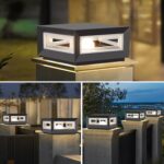 Outdoor Post Cap Light - IP65 Waterproof Stainless Steel External Column Light 9... - Image 6