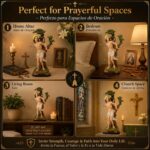 Saint Sebastian Statue 12" Catholic Resin Figurine San Sebastian Religious Decor... - Image 4
