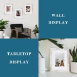 Hongkee 8x10 Picture Frame Set of 2, Made of Real Glass and Distressed White Woo... - Image 4