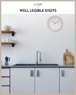 LUUK LIFESTYLE Silent Quartz wall Clock, Nordic and Minimalist Design, Interior ... - Image 5
