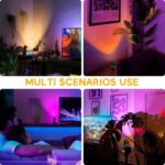 7W RGBW Uplights Indoor, Spotlights Indoor Christmas LED Color Changing Uplights... - Image 4