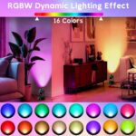 7W RGBW Uplights Indoor, Spotlights Indoor Christmas LED Color Changing Uplights... - Image 7